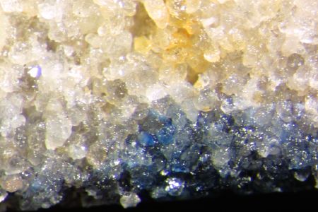 Mikroskopie des Inneren eines Sandsteins, 31 k