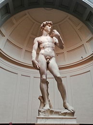 Foto von Michelangelos David, 11 k