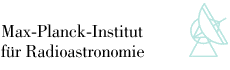 Logo des Max-Planck-Instituts für Radioastronomie, Bonn, 3k