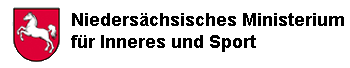 Logo des Niedersächsischen Ministeriums für Inneres und Sport, 4k