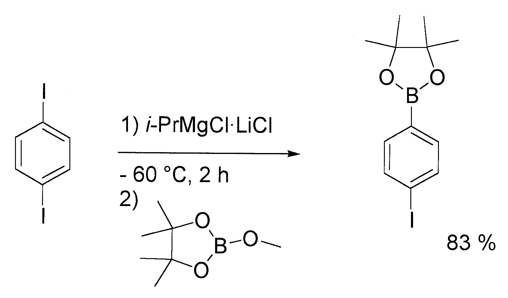 Reaktionsmechanismus (Funktionalisierung eines 1,4-Diiodbenzol), 18 k