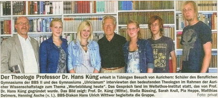 Foto mit Prof. Dr. Hans Küng, 35 k