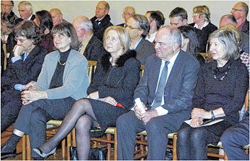 Foto von Prof. Dr. Johanna Wanka und Prof. Dr. Joachim Treusch beim Festakt, 31 k